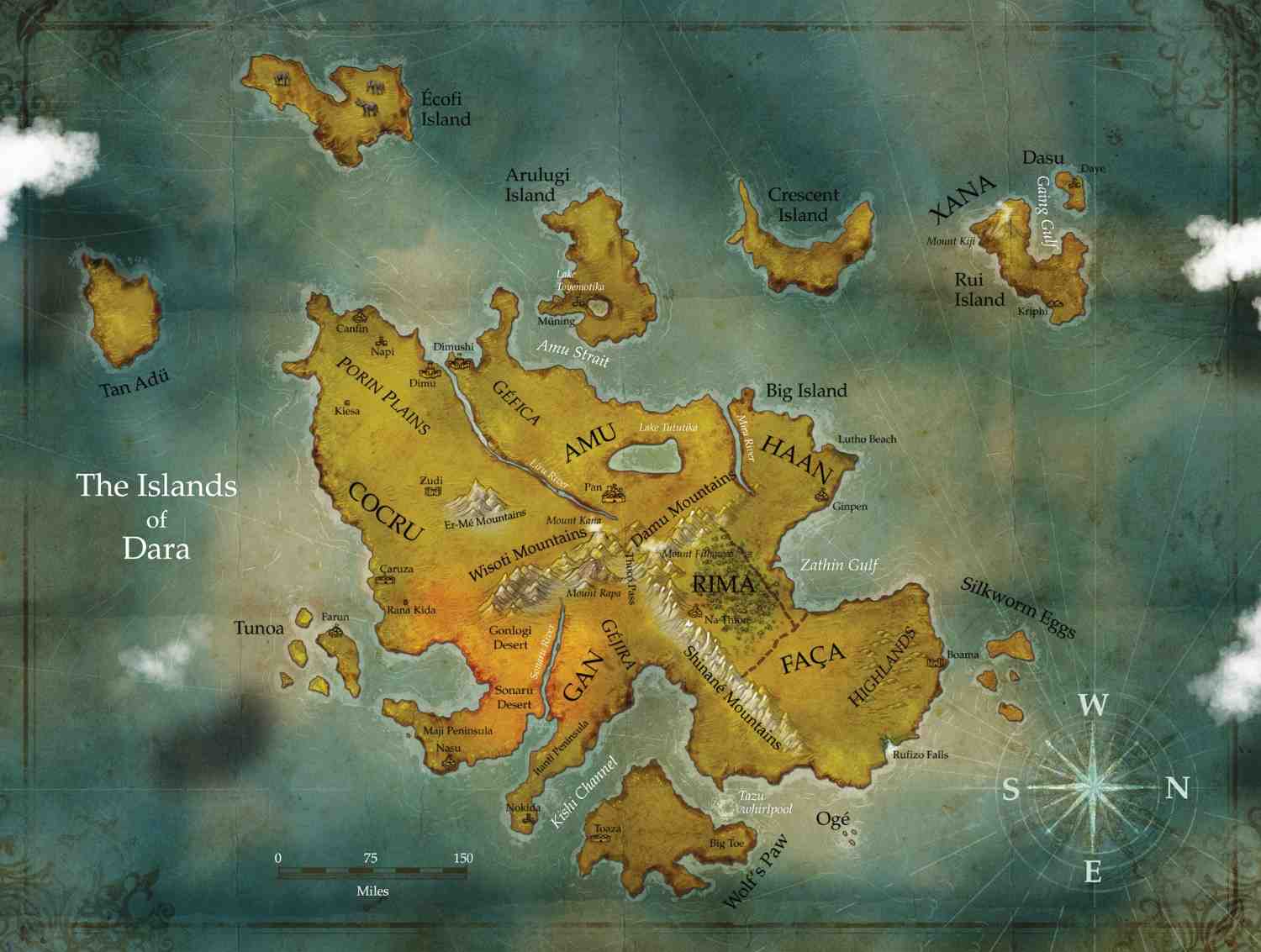 Map of the Islands of Dara